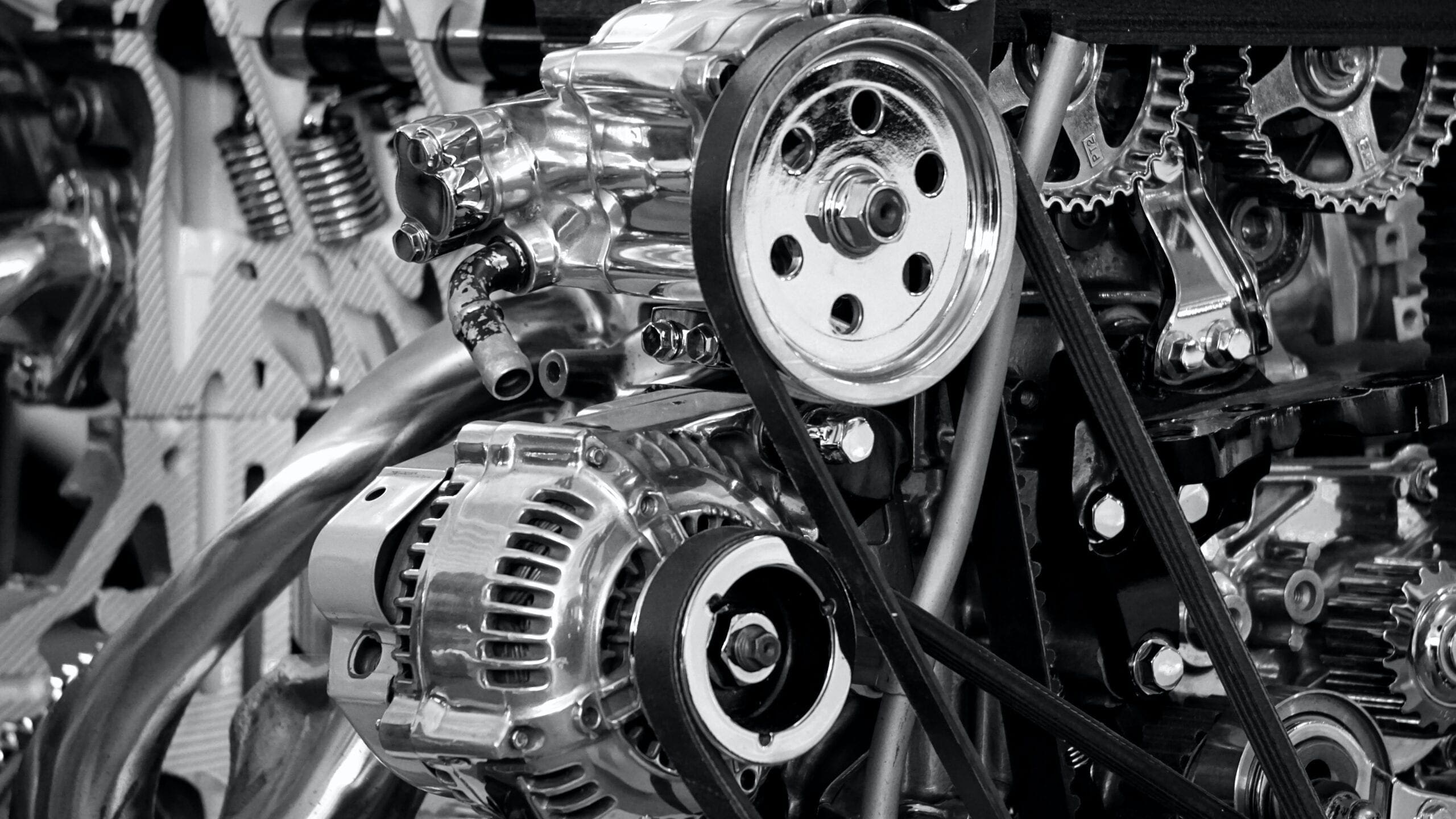 cross section of a car engine